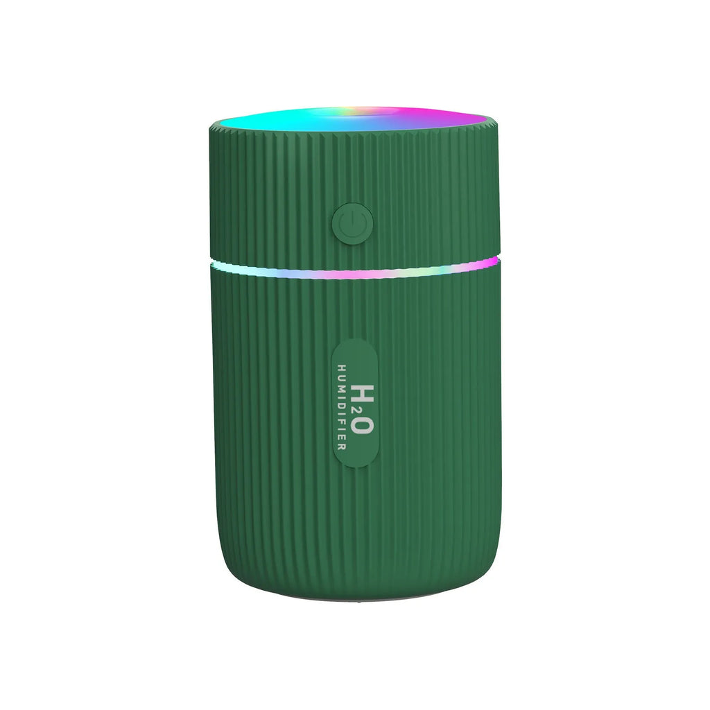 Portable ultrasonic diffuser in black with 300ml capacity USB essential oil mist maker for car