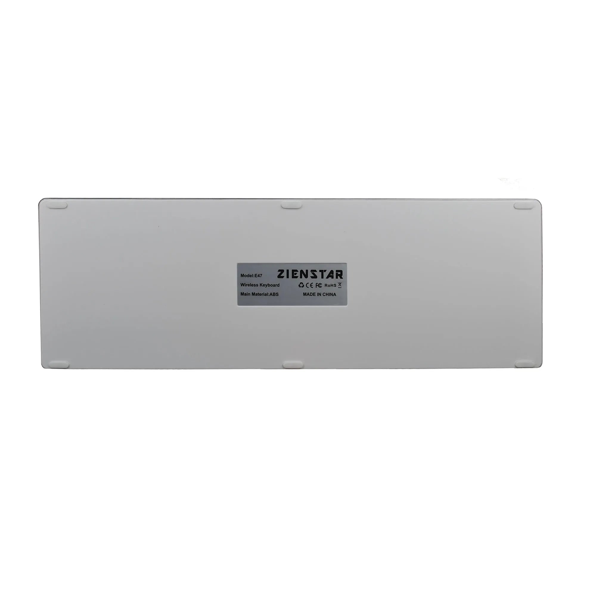 Ultra-thin universal Bluetooth keyboard for tablets and mobile phones showing white, black, and grey colour options