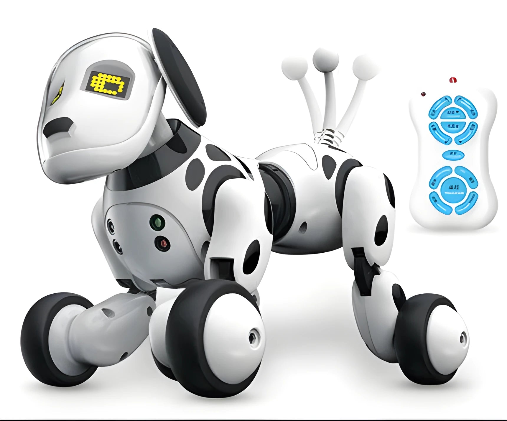 Electric remote control smart robot dog with touch sensing, singing, and dancing for children 8 plus, ABS plastic, 34x22x22 cm