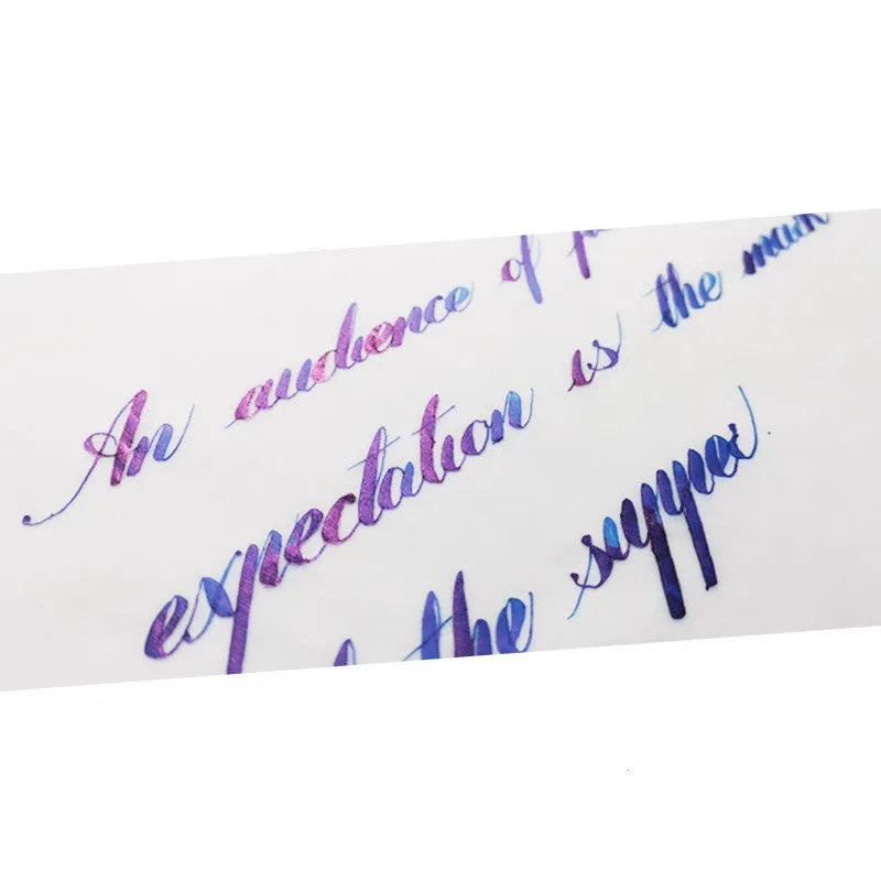 MEMORY-0420 fountain pen ink bottle with gradient sheen effect in Red Tide or Truffle colour options
