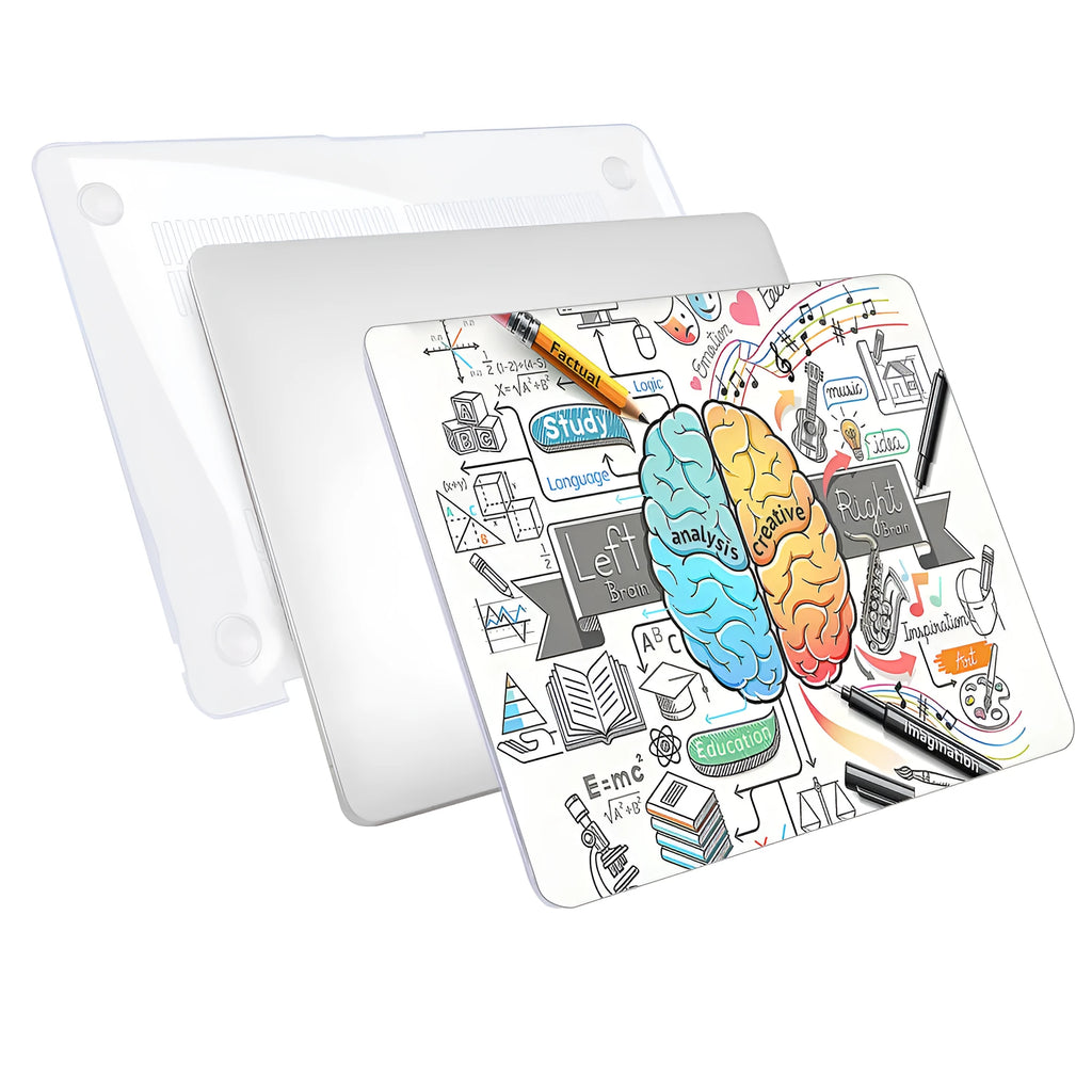 Hard shell transparent protective case for MacBook Air 13 inch, model A1932, polycarbonate cover