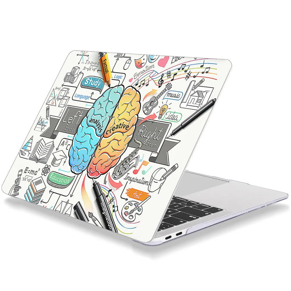 Hard shell transparent protective case for MacBook Air 13 inch, model A1932, polycarbonate cover