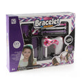 Automatic hair braiding device plastic purple toy with colour box