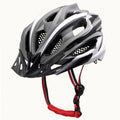 Outdoor riding helmet bicycle helmet EPS one size fits all black blue colour front view