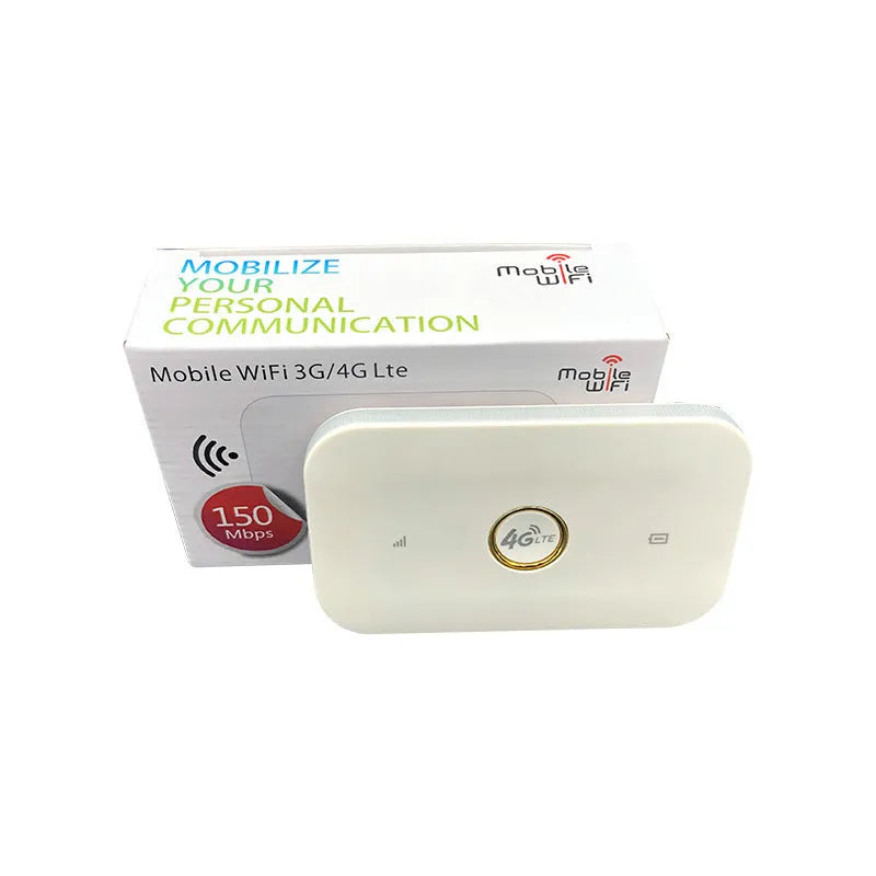Portable car wireless router 4G 100Mbps with compact design and SIM slot