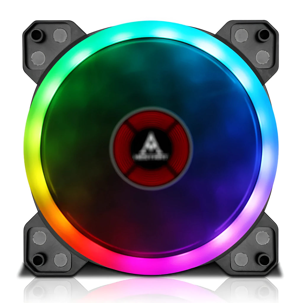 12cm camouflage pattern PC chassis cooling fan with RGB LEDs