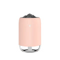 Magic Flame ultrasonic humidifier in columnar design with USB cable and colour options