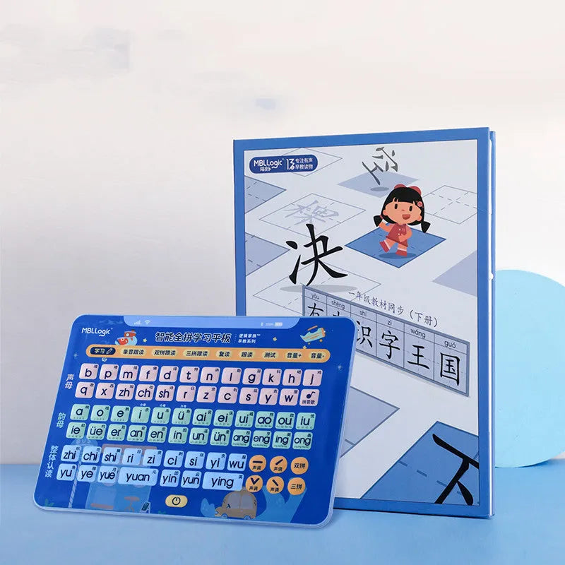 Learn to Read Chinese spelling training interactive wall chart and tablet for children aged 2 to 8 years