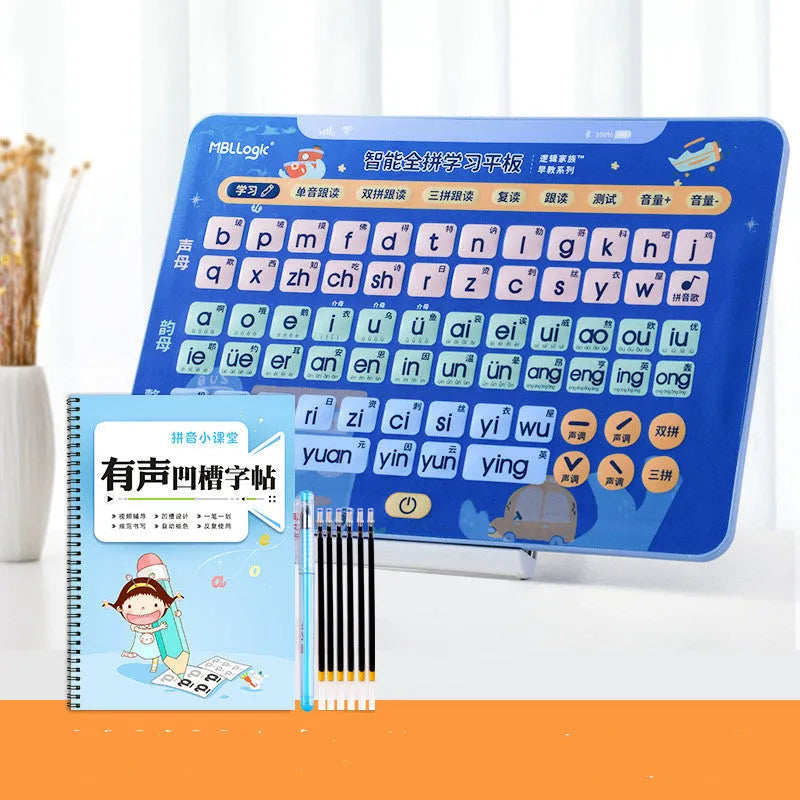 Learn to Read Chinese spelling training interactive wall chart and tablet for children aged 2 to 8 years