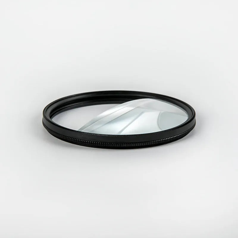 77mm split focus filter half moon mirror for SLR cameras with rotatable design