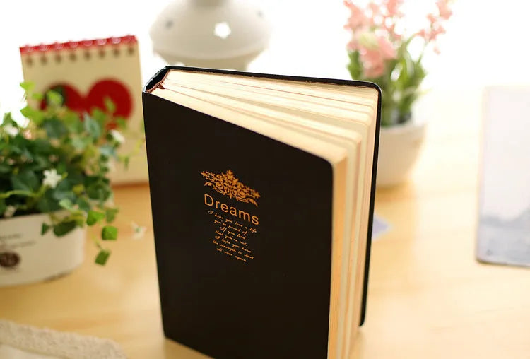 Jingu 25k super thick notebook with imitation leather cover and 213x142mm pages for gifts