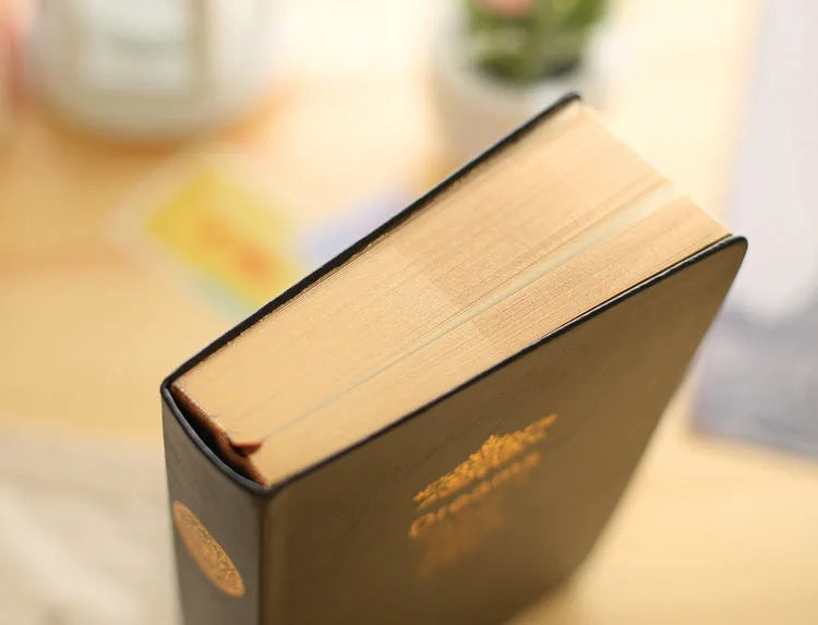 Jingu 25k super thick notebook with imitation leather cover and 213x142mm pages for gifts