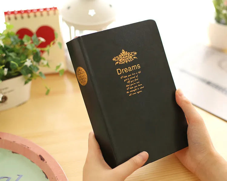Jingu 25k super thick notebook with imitation leather cover and 213x142mm pages for gifts