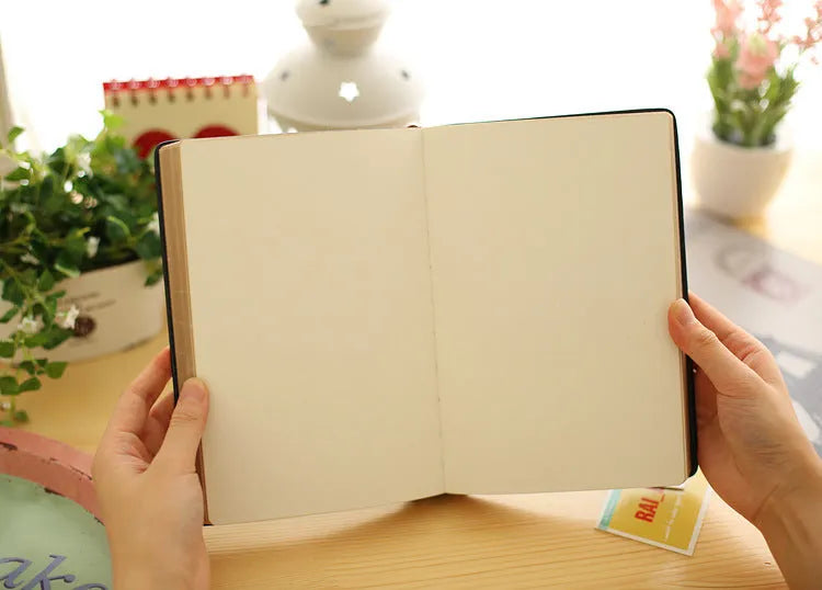 Jingu 25k super thick notebook with imitation leather cover and 213x142mm pages for gifts