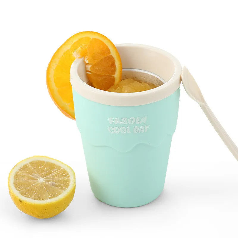 Slushy Mug Magic reusable slush ice maker freeze cup in blue with 180ml capacity