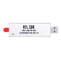 Black metal A300U all-band software-defined radio receiver with golden SMA connector