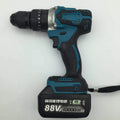 21V cordless impact drill and electric screwdriver tool with 13mm metal chuck and lithium battery