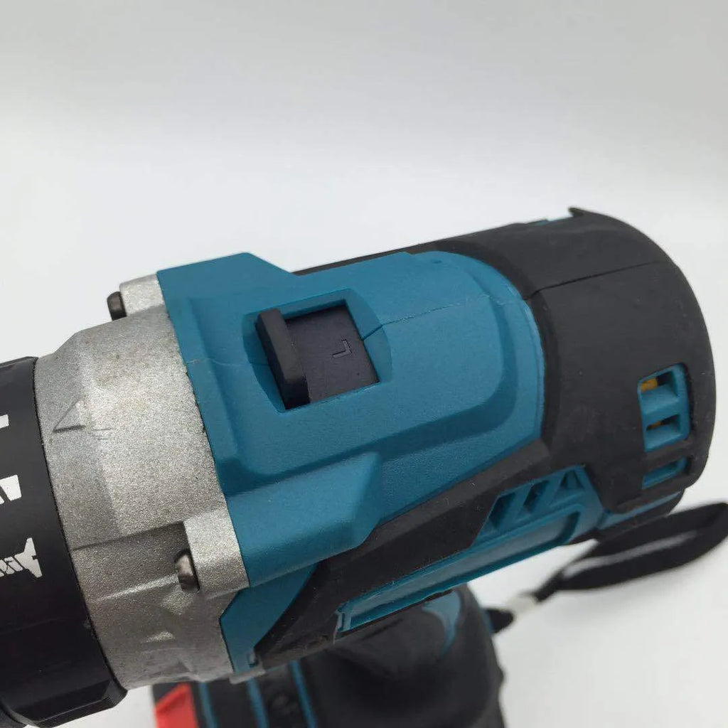21V cordless impact drill and electric screwdriver tool with 13mm metal chuck and lithium battery