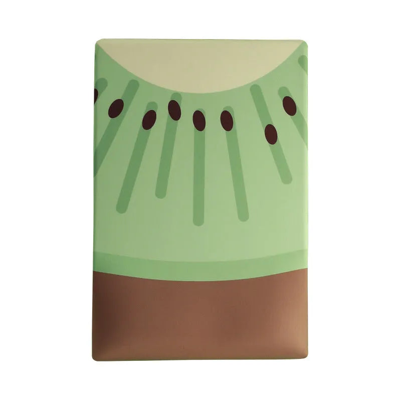 Kiwi-themed wrist support mouse pad with 20mm thick cushion measuring 270mm by 180mm