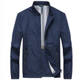 Kentino JX133 light blue men's thin polyester summer shirt on a hanger.