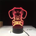Colourful gradient remote control touch LED table lamp with acrylic shade on black base