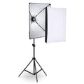 LIBEN photography lighting kit with 50x70cm screen on 2 metre stand for iPhone photography