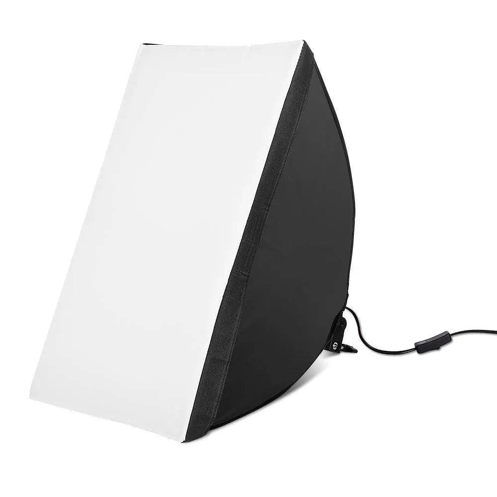LIBEN photography lighting kit with 50x70cm screen on 2 metre stand for iPhone photography