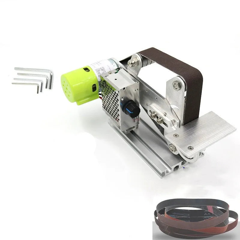 895 multifunctional belt machine desktop sharpener with adjustable speed and fixed-angle grinding