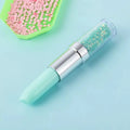 Diamond painting point drill pen in plastic, green colour, with a fine tip for cross stitch and diamond embroidery.