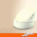 Wireless motion sensing LED light with body detection for home hallway and cabinet installation