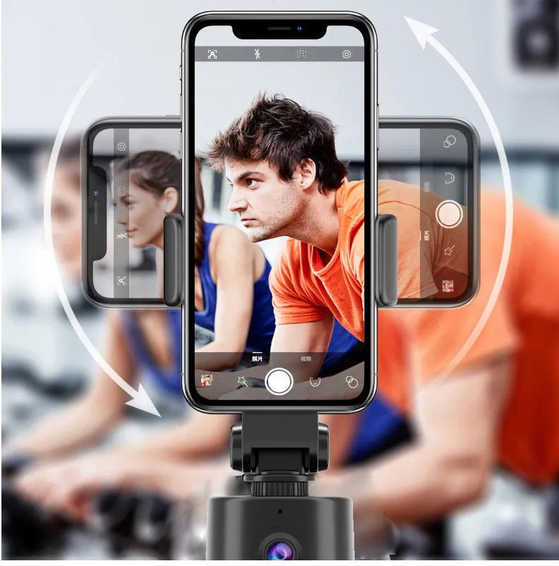 360-degree intelligent tracking pan-tilt camera bracket for mobile phones with AI face recognition