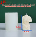 Shy Female Body silicone candle mould showing three female figure designs in flexible silica gel material