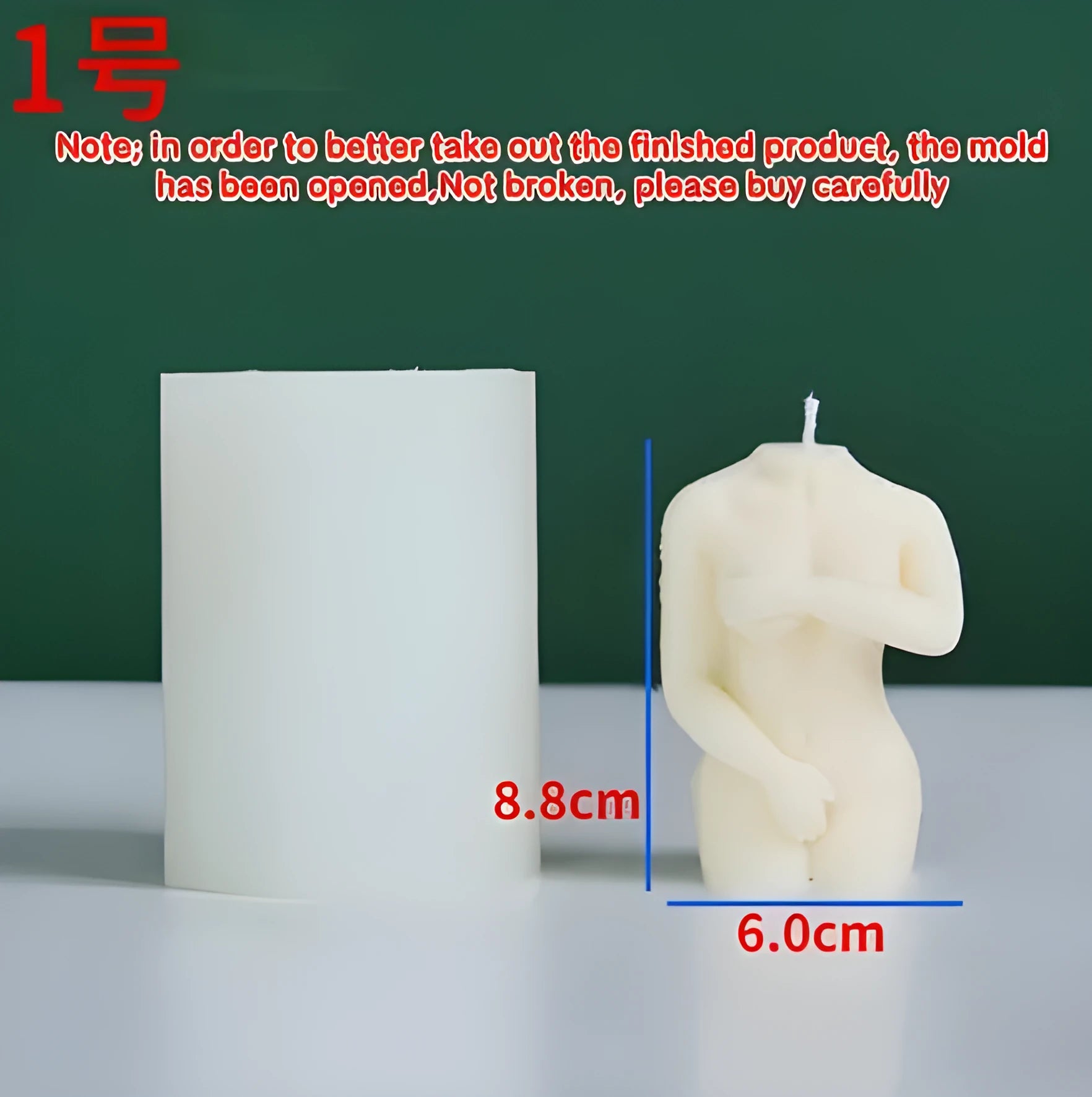 Shy Female Body silicone candle mould showing three female figure designs in flexible silica gel material