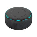 Black 20W Bluetooth speaker with wireless charger and white noise function on desk