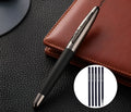 Heavy Hand Signature Pen Metal Jewel Pen Business Simple Anti Slip Custom Neutral Signature Lettering Pen for Office Writing Blue Refill Durable Construction