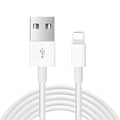 White 20W USB-C fast charger with 1 metre cable compatible with iPhone and iPad