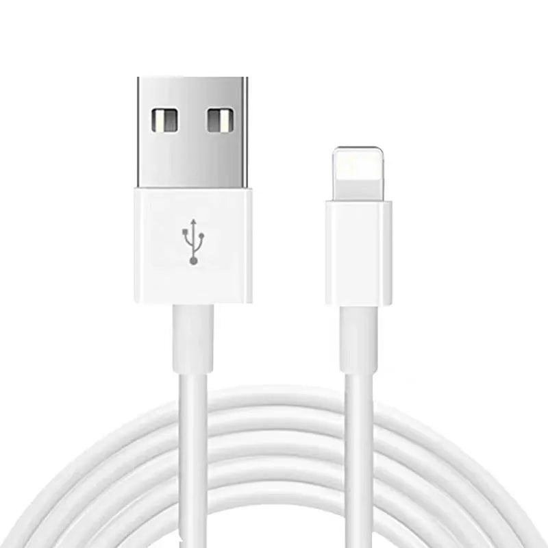 White 20W USB-C fast charger with 1 metre cable compatible with iPhone and iPad