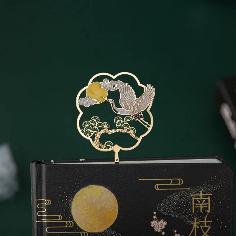 Chinese style metal feather pen set with decorative feathers and Jianhegui notebook