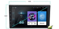 Black rotating screen car navigator with 10.1 inch TFT display for GM vehicles