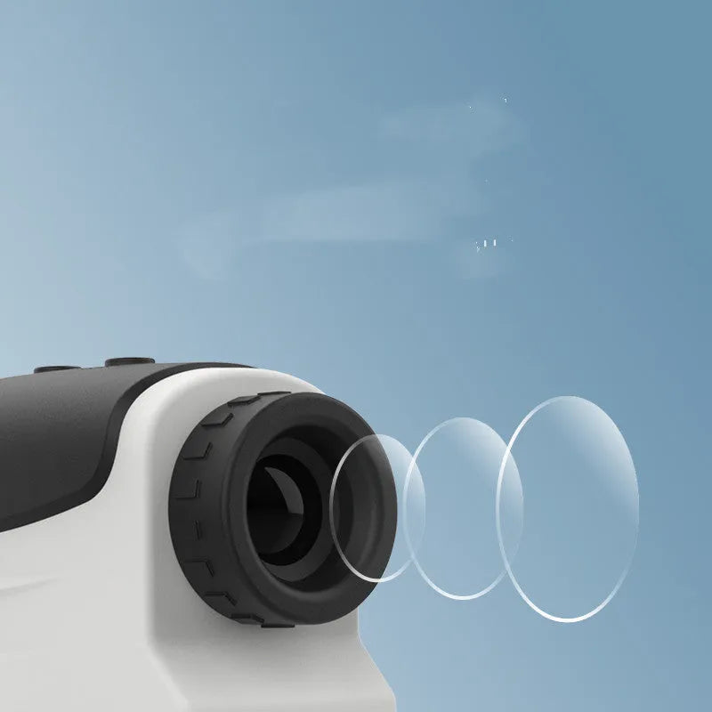 DKW-S model laser rangefinder telescope for golf and outdoor distance measurement up to 1500 metres.