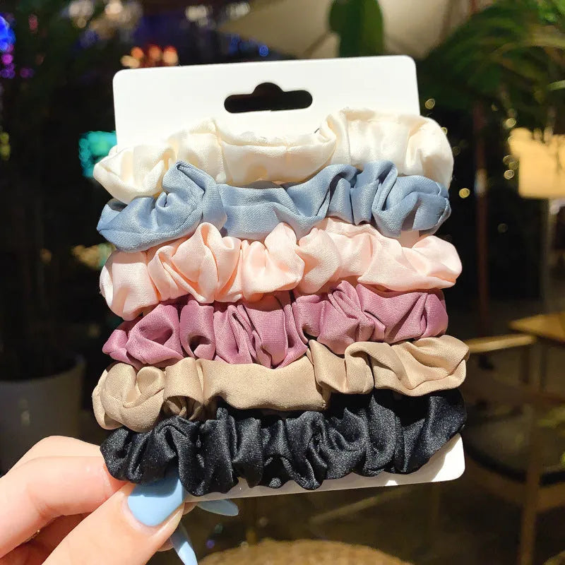 Children's 20-piece hair accessory set showing small intestine rings and large intestine head ropes in selected colour options