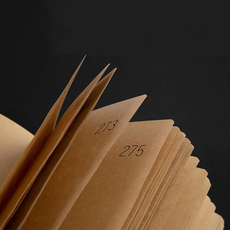 Hardcover A5 locked diary notebook in black with built-in lock, 365 Daolin paper pages, and schedule book design