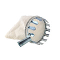 Steel frame fruit picker with cloth bag collector for harvesting garden fruits