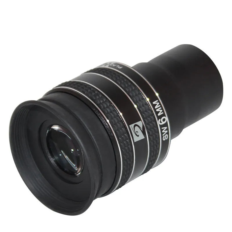 TMB 58-degree wide-angle planetary HD eyepiece for astronomical telescope, black, 4-group 6-piece optical design