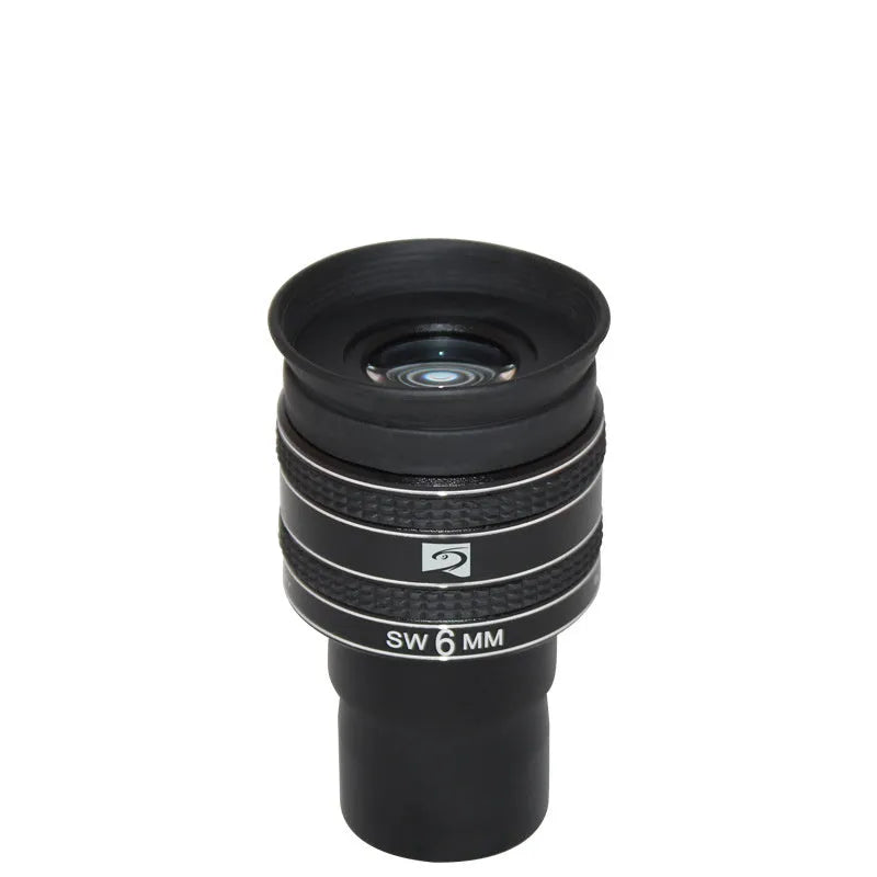 TMB 58-degree wide-angle planetary HD eyepiece for astronomical telescope, black, 4-group 6-piece optical design