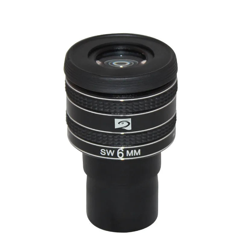 TMB 58-degree wide-angle planetary HD eyepiece for astronomical telescope, black, 4-group 6-piece optical design