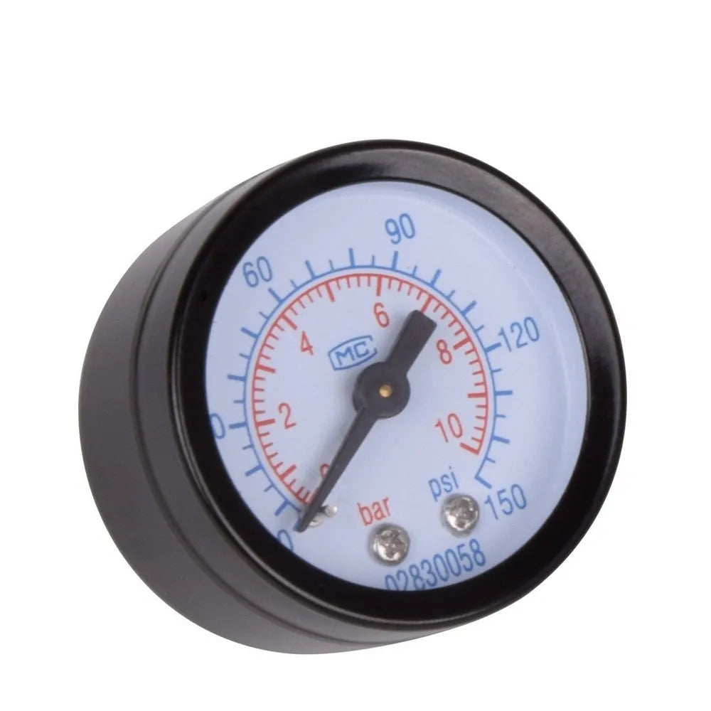 Air compressor filter regulator with pressure gauge, moisture separator, 1/4 inch connector, aluminium body