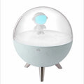 Guardian-shaped cartoon LED night light with plastic shade and USB cable.