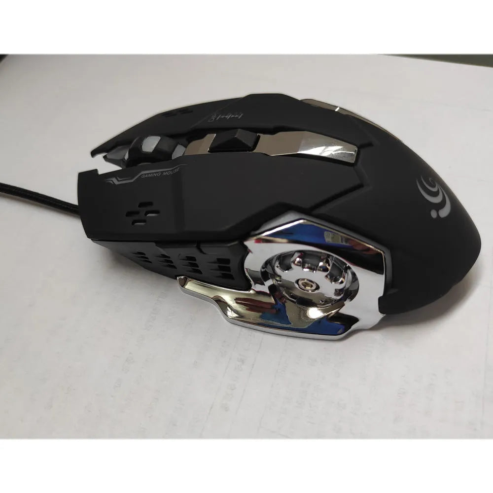 One-handed wired mechanical gaming keyboard with green axis switches, 35 keys, USB cable, and hand rest