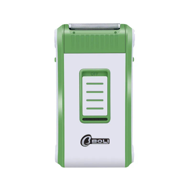 L2 reciprocating electric shaver with double-layer net head and ABS plastic body in photo colour